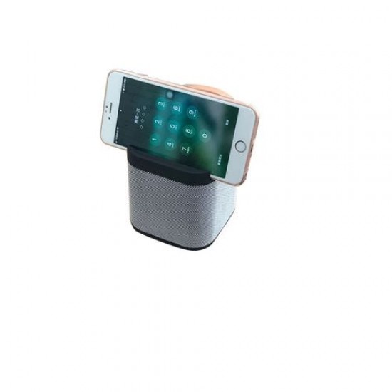 Haut Parleur Portable J12 - Bluetooth - Carte TF - Radio FM - USB - 1200 mAh - Gris