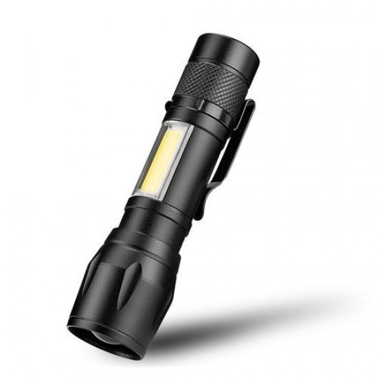 PARTAGEZ CE PRODUIT   Generic Torche extérieure portative rechargeable d'usb de lampe-torche de mini LED