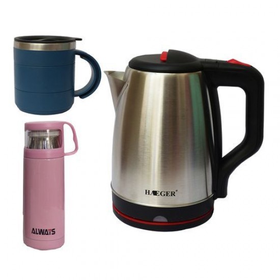 Pack: Mug  + Thermos  - 500 ml + Bouilloire - 2 Litres -