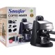 Sonifer Cafetières Expresso, Machine à café Semi-Automatique Grain pour tasser le café à une touche