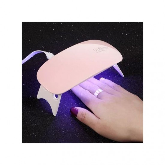 Machine sèche-vernis à ongles 6W, lampe LED UV Portable