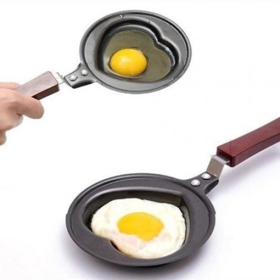 Mini Poêles à petit déjeuner amour, Omelette en forme de cœur antiadhésive enfants  - 12cm