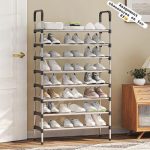 Étagère de Rangement de Chaussures et Décoration 8 niveaux