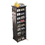 Rangement de chaussures en plastique 18 paires