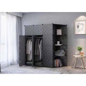 Armoire Penderie - 3 Battants avec angle