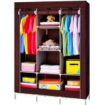 Armoire Penderie 3 Battants en tissu