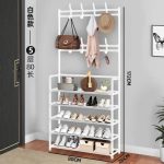Étagère de Rangement de Chaussures et accessoires - 5 étages blancs