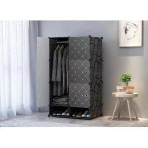 Armoire Penderie 2 battants en plastique