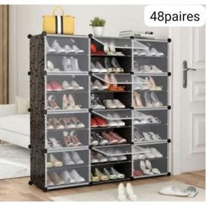 Armoire à Chaussures Etagère 48 paires