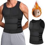 Gilet De Compression Pour Homme avec ceinture 2 en 1