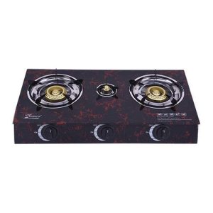 Plaque de cuisson 3 feux en acier inoxydable
