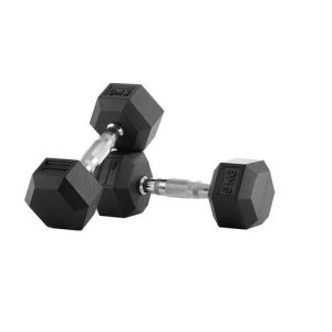 Haltère hexagonale Musculation - Poids de musculation - biceps 2 x 5 kg