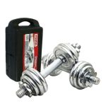Haltères rechargeables de 15 kg (2 biceps de 7.5 kg) - Poids pour Exercices Entraînement de Musculation