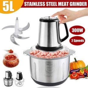 Hachoir électrique inox 5 litres