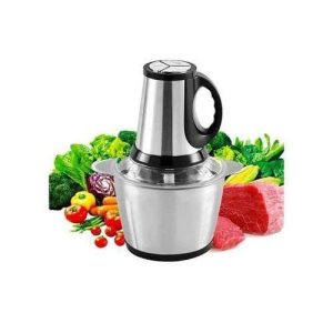 Hachoir à Viande et Légumes Electrique Inox 2 Litres