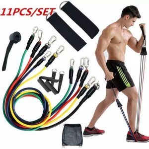 Bandes de résistance 11 PCS - Set de yoga - Exercices Fitness