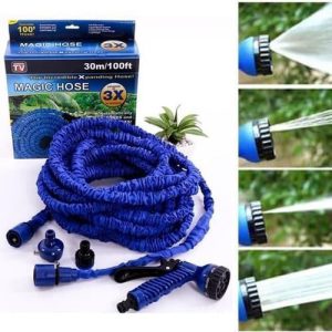 Tuyau arrosage extensible avec pistolet à eau - 30m