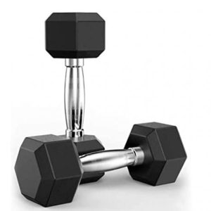 Haltère hexagonale Musculation - poids de musculation - biceps 2 x 2,5kg
