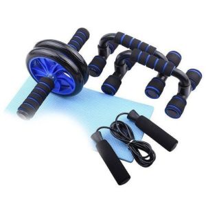 Kit Sportif: Roue Abdominale + Push up + Corde