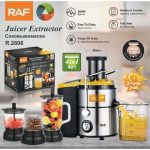 Extracteur de Jus, mixeur, grinder, hachoir - 800 W - 4 en 1