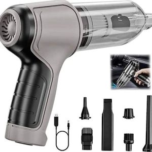 Aspirateur à main pour voiture avec éclairage LED - Humide et sec