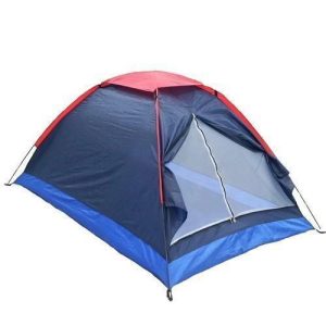 Tente de camping 3 Personnes - Multicolore