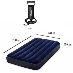 Matelas Gonflable 1 Place + Pompe électrique offert