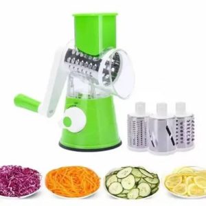 Hachoir Légumes multifonction très pratique avec 3 Lames interchangeable