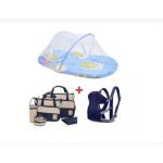 Lo de sac à lange , d’un lit avec moustiquaire pour bébé et d’un kangourou