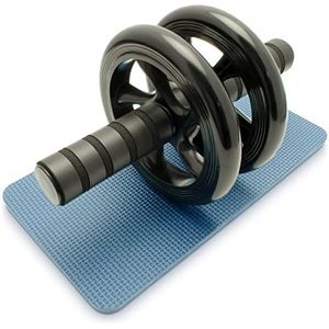 Roue Abdominale avec Tapis Genoux - Poignées avec Mousse Confortable, Idéal pour Fitness, Abdos – Image 2