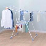 Sèche linge rétractable étendoir pliable ailes latérales