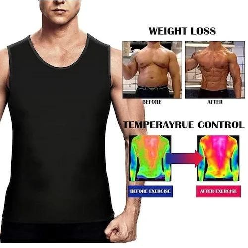 Gilet Ceinture de sudation pour hommes, pour la perte de poids, amincissement – Image 3