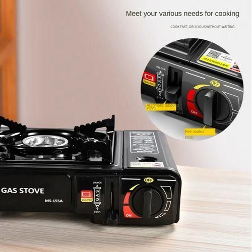 Réchaud à Gaz De Camping Portable à Brûleur Unique, En Acier Inoxydable – Image 3