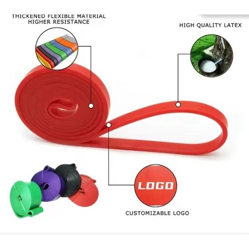 Élastique Fitness Exercice Latex Jambe Hanche Bande Résistance Bandes – Image 2