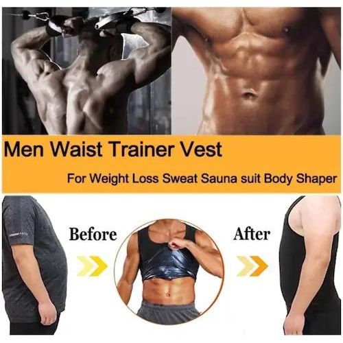 Gilet Ceinture de sudation pour hommes, pour la perte de poids, amincissement – Image 5