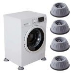 Lot de 4 Coussinets en Caoutchouc Anti-vibration Pour Réfrigérateur/Cuisinière/Machine a Laver