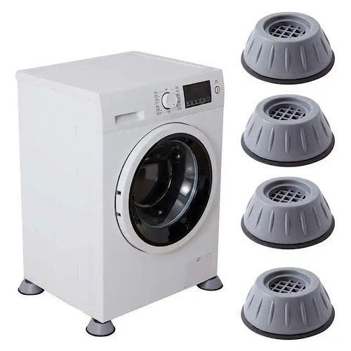 Lot de 4 Coussinets en Caoutchouc Anti-vibration Pour Réfrigérateur/Cuisinière/Machine a Laver
