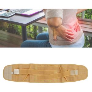 Ceinture de Soutien Lombaire avec Bande élastique pour hernie discale sciatique