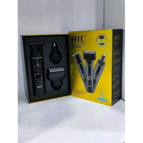 3-en-1 Tondeuse à cheveux Tondeuse à nez Rasoir à barbe avec kits d'affichage – Image 3
