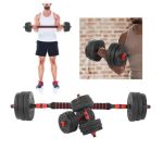 Haltères 15kg musculation Réglable